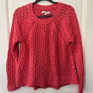 Loft XLP open knit sweater